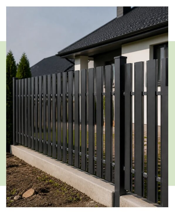 Установка забора из евроштакетника в Тихвине по цене от 3497 р. | ЗаборЭксеперт-Тхв